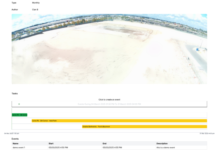 Project Schedule